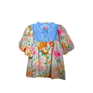Fields of Flowers Puff Sleeve Top