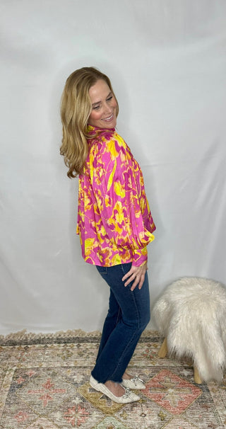 Alberta Pink Lemonade Top - Livie James Boutiqueshirt