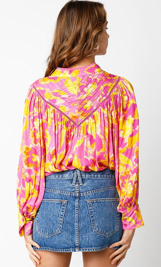 Alberta Pink Lemonade Top - Livie James Boutiqueshirt