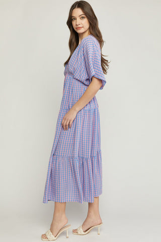 All A Dream Gingham Maxi Dress - Livie James Boutique