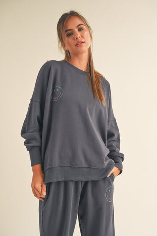 All Smiles Terry Lounge Set - Livie James Boutiqueathletic set