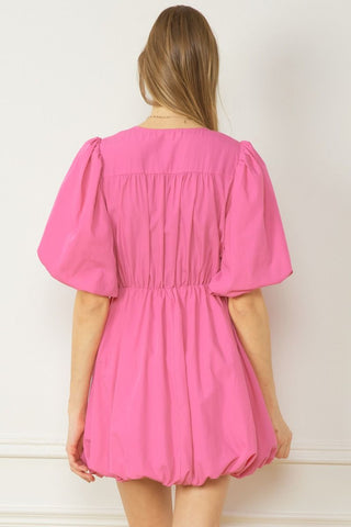Barbie Bubble Hem Dress - Livie James Boutiquedress