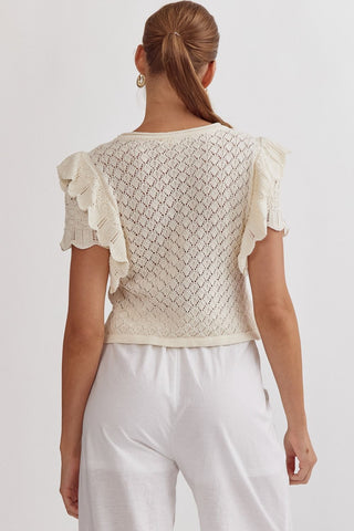 Boho Chic Knit Top - Livie James Boutiqueshirt