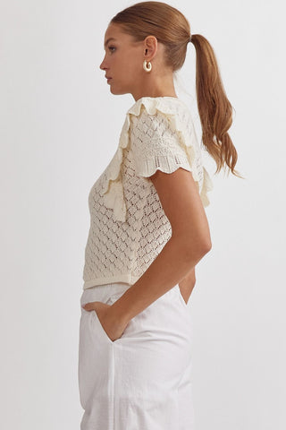 Boho Chic Knit Top - Livie James Boutiqueshirt