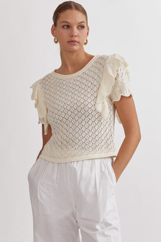 Boho Chic Knit Top - Livie James Boutiqueshirt