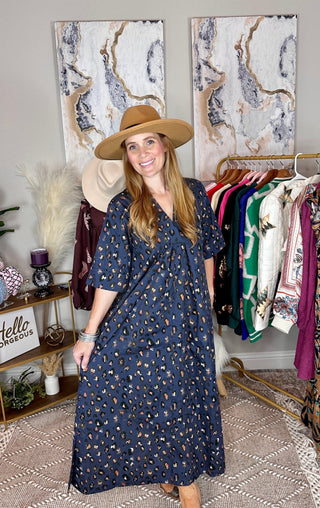 Brooke Wright Design Henrietta Leopard Dress - Livie James Boutiquedress