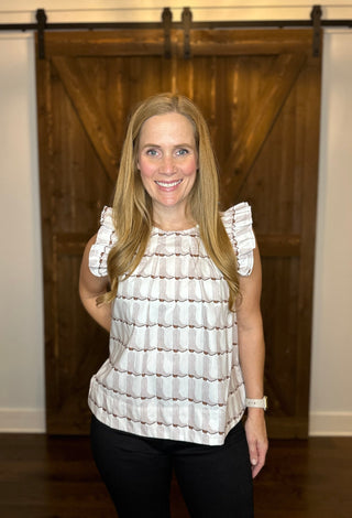 Brooke Wright Designs Champagne Boot Charlie Top - Livie James Boutiqueshirt