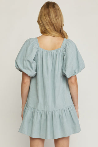 Bubble Sleeve Dress - Livie James Boutiquedress