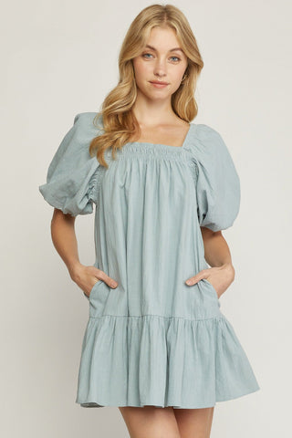 Bubble Sleeve Dress - Livie James Boutiquedress