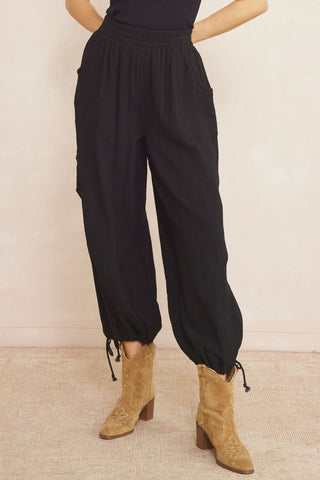 Casual Gauze Joggers - Livie James BoutiquePants