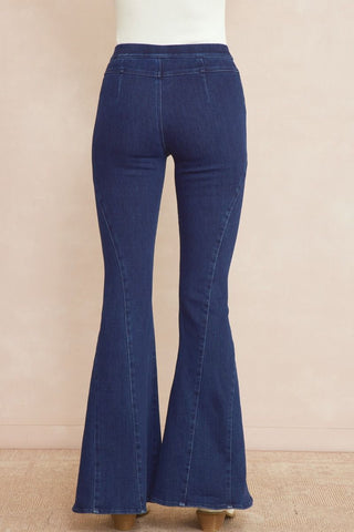 Entro High Waisted Flare Jeans - Livie James BoutiqueJeans