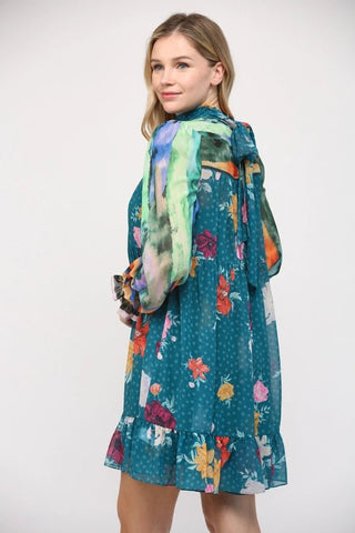 Fall Watercolor Dress - Livie James Boutiquedress