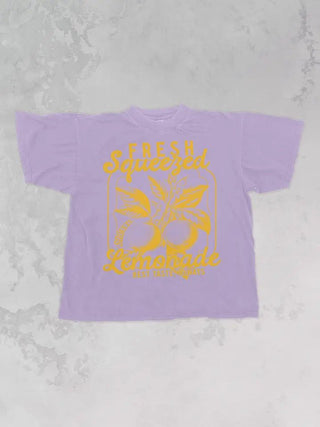 Fresh Squeeze Lemonade Oversized Tee - Livie James Boutiqueshirt