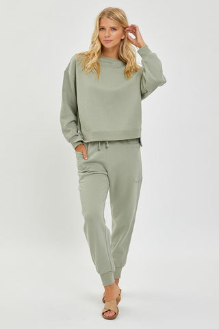 High Rise Relaxed Joggers - Livie James BoutiquePants
