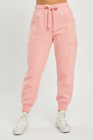 High Rise Relaxed Joggers - Livie James BoutiquePants