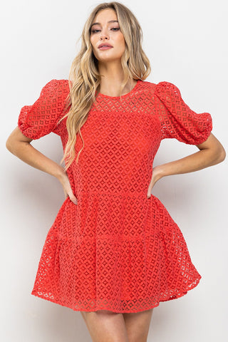 Island Sunrise Lace Dress - Livie James Boutiquedress