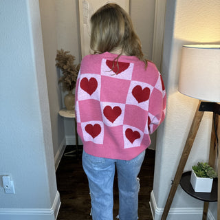Layers of Love Heart Sweater - Livie James Boutiquesweater