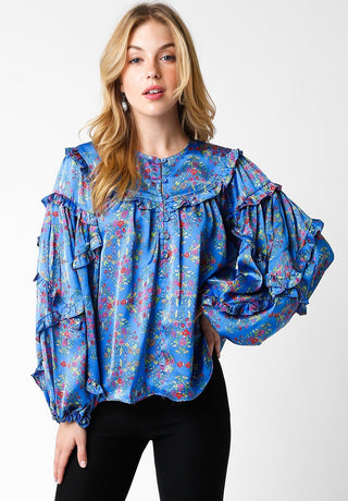 Lucy Floral Top - Livie James Boutiqueshirt
