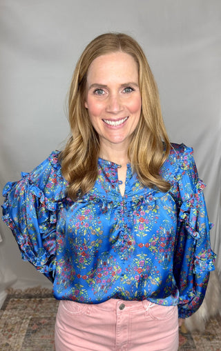 Lucy Floral Top - Livie James Boutiqueshirt