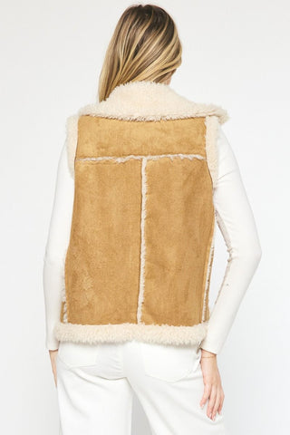 Mountainside Shearling Vest - Livie James Boutiquevest