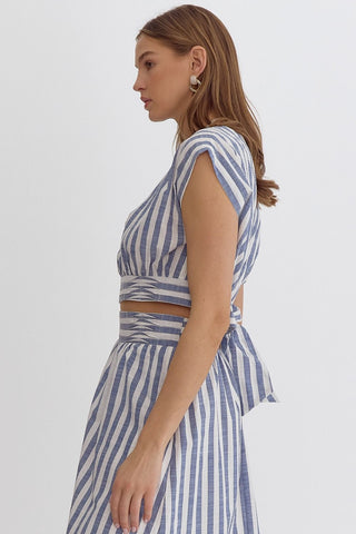 Nantucket Striped Set - Livie James Boutiqueset