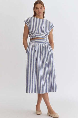 Nantucket Striped Set - Livie James Boutiqueset