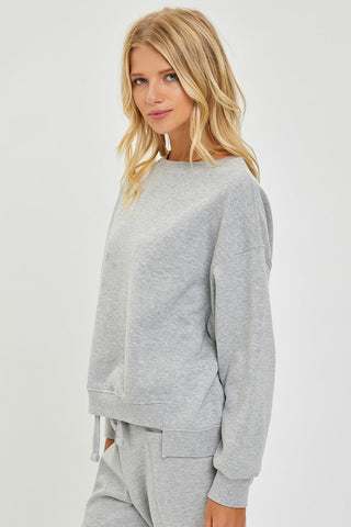 Oversized Step Hem Shirt - Livie James Boutiqueshirt