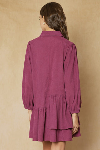 Perfect Plum Dress - Livie James Boutique