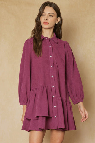 Perfect Plum Dress - Livie James Boutique