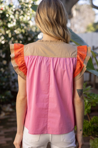 Pretty in Poplin Top - Livie James Boutiqueshirt