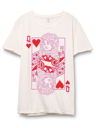 Queen of Hearts Distressed Tee - Livie James Boutiqueshirt