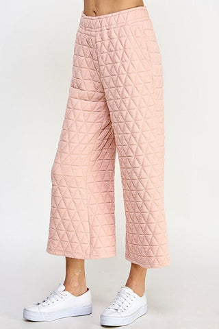 Quilted Blush Matching Set - Livie James Boutiqueset