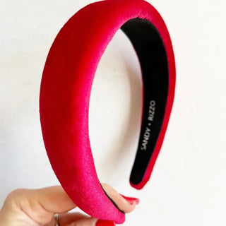 Red Velvet Duchess Headband - Livie James Boutiqueheadband