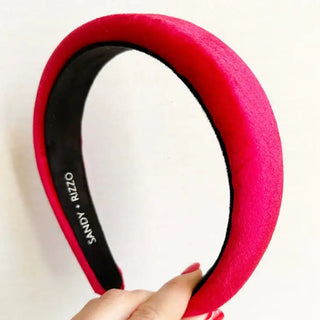 Red Velvet Duchess Headband - Livie James Boutiqueheadband