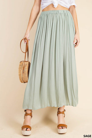 Side Slit Maxi Skirt - Livie James Boutique