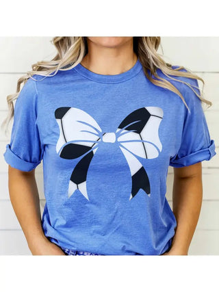 Soccer Large Bow Tee - Livie James Boutiqueshirt
