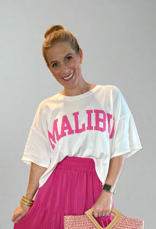 Take Me to Malibu Cropped Tee - Livie James Boutiqueshirt