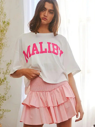 Take Me to Malibu Cropped Tee - Livie James Boutiqueshirt