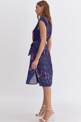 Under the Sea Midi Dress - Livie James Boutiquedress