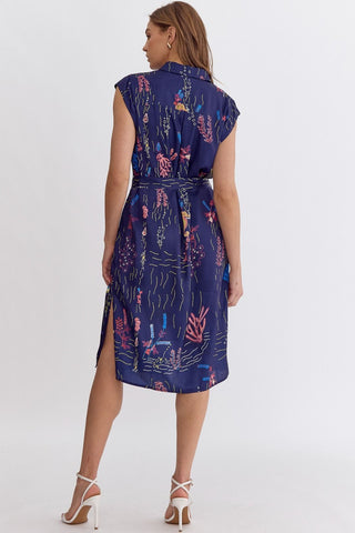 Under the Sea Midi Dress - Livie James Boutiquedress