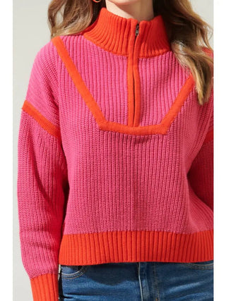Arlington Ribbed Collared Pullover - Livie James Boutiquesweater