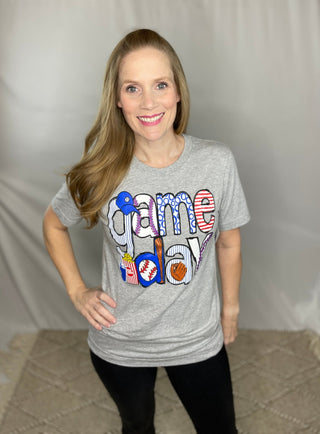 Baseball Game Day Tee - Livie James Boutique