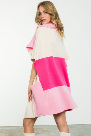 Be Mine Colorblock Sleeveless Cardigan - Livie James Boutiquecardigan