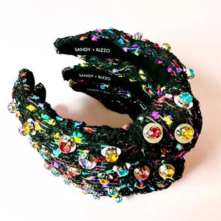 Black Confettie Headband - Livie James Boutiqueheadband