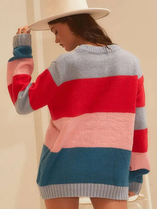 C'Est La Vie Oversized Sweater - Livie James Boutiquesweater