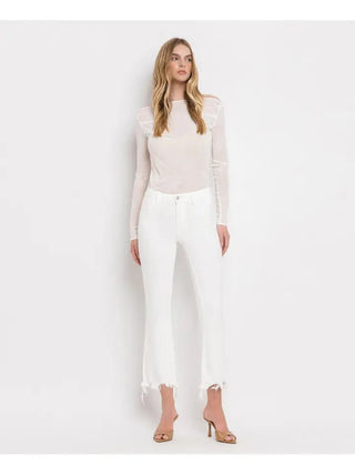 Charlotte High Rise Cropped Flare Jeans - Livie James BoutiqueJeans