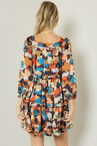 Fall Colors Dress - Livie James Boutique