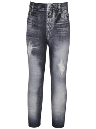 Girls Denim Print Leggings - Livie James Boutiqueleggings