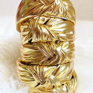 Gold Metallic Headband - Livie James Boutiqueheadband