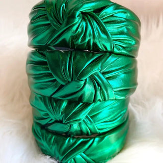 Green Metallic Headband - Livie James Boutiqueheadband